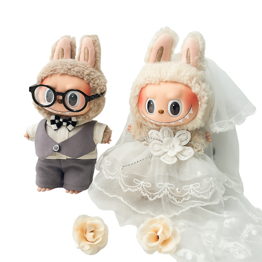 Dollipop Wedding Set – Bride & Groom Outfits (Pre-order)